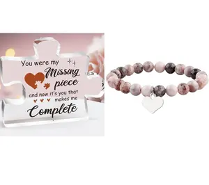 You're My Missing Piece Gifts for Her or Him Acrylic Puzzle Plaque, Suitable as a Gifts on Birthday, Christmas, Anniversary, Valentine's Gift