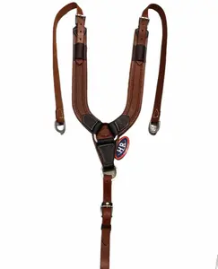 HR Saddlery Tooled Pulling Collar