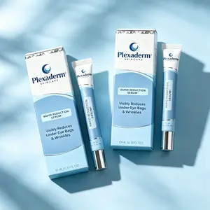 Plexaderm Quick Effect Anti-Aging Eye Serum 10ml, Smooths Wrinkles & Tightens Loose Skin for Everyday Eye Care