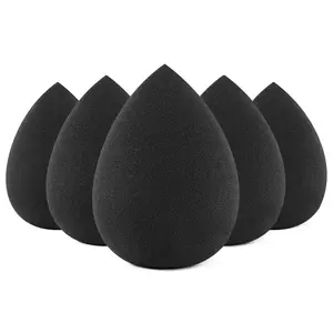2/4/5PCS Makeup Blender Set – Versatile Beauty Sponges for Smooth Base, Ideal for Travel & Quick Touch-Ups velour puff