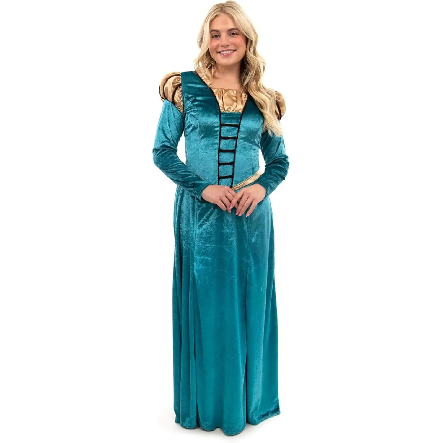 Little Adventures Enchanted Medieval Princess Dress-Up Costume for Adult Women - Machine Washable Cosplay Dresses
