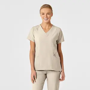 WonderWink W123 Stylized V-Neck Scrub Top
