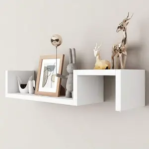 1pc Wall-Mounted Storage Shelf for Living Room & Bedroom, Minimalist Creative Cubes for Unique Decorating, Versatile Combinable Design