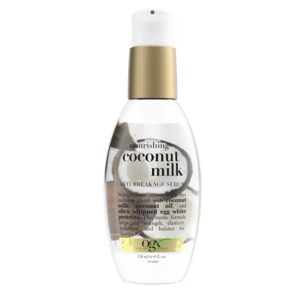 OGX Nourishing + Coconut Milk Anti-Breakage Serum 4 fl oz OGX Nourishing + Coconut Milk Anti-Breakage Serum 4 fl oz