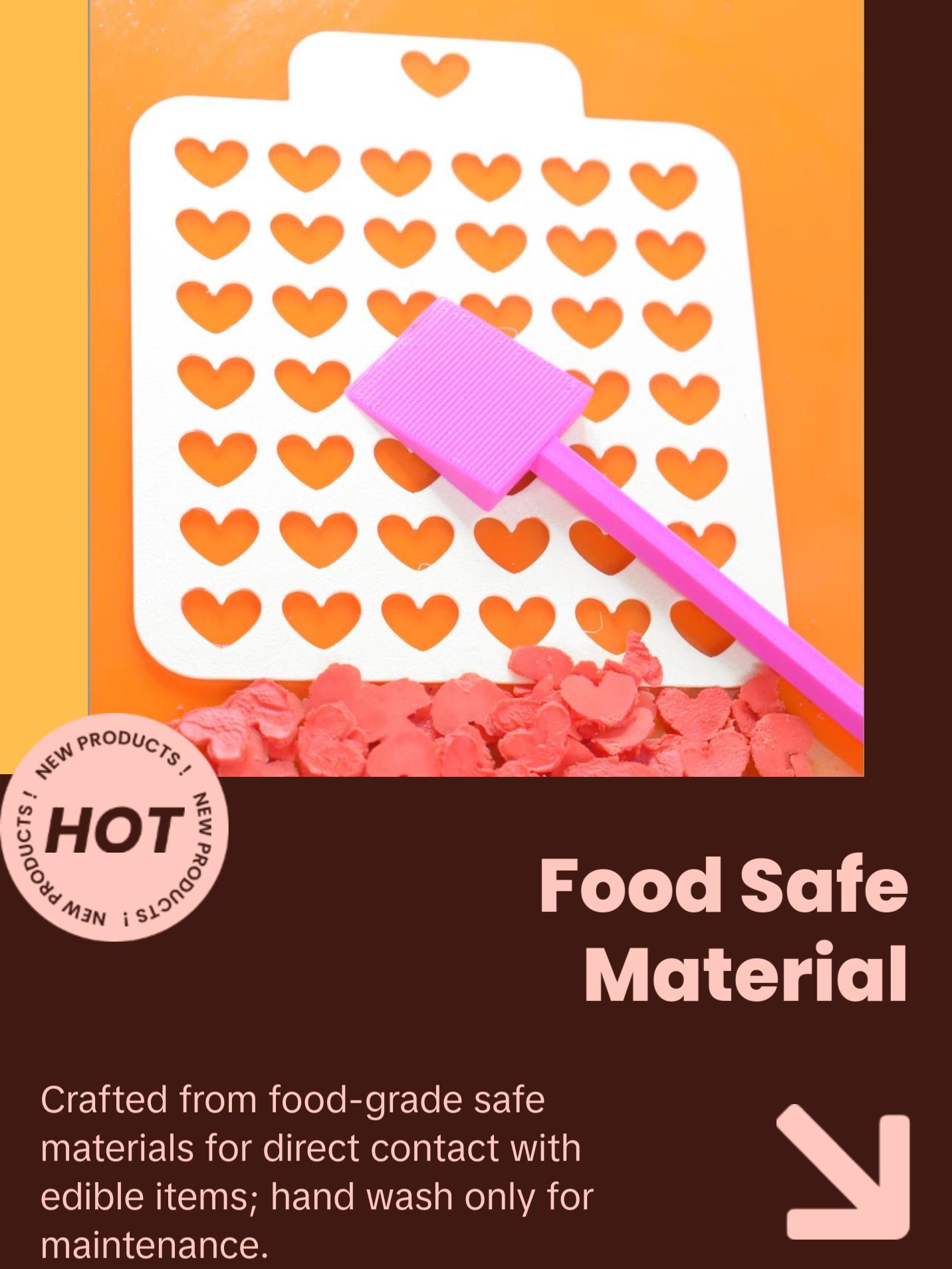 5pc DIY Sprinkle Stencil Set,6,8,10,12mm sizes. Make Your Own Stencils includes FREE SCRIBE