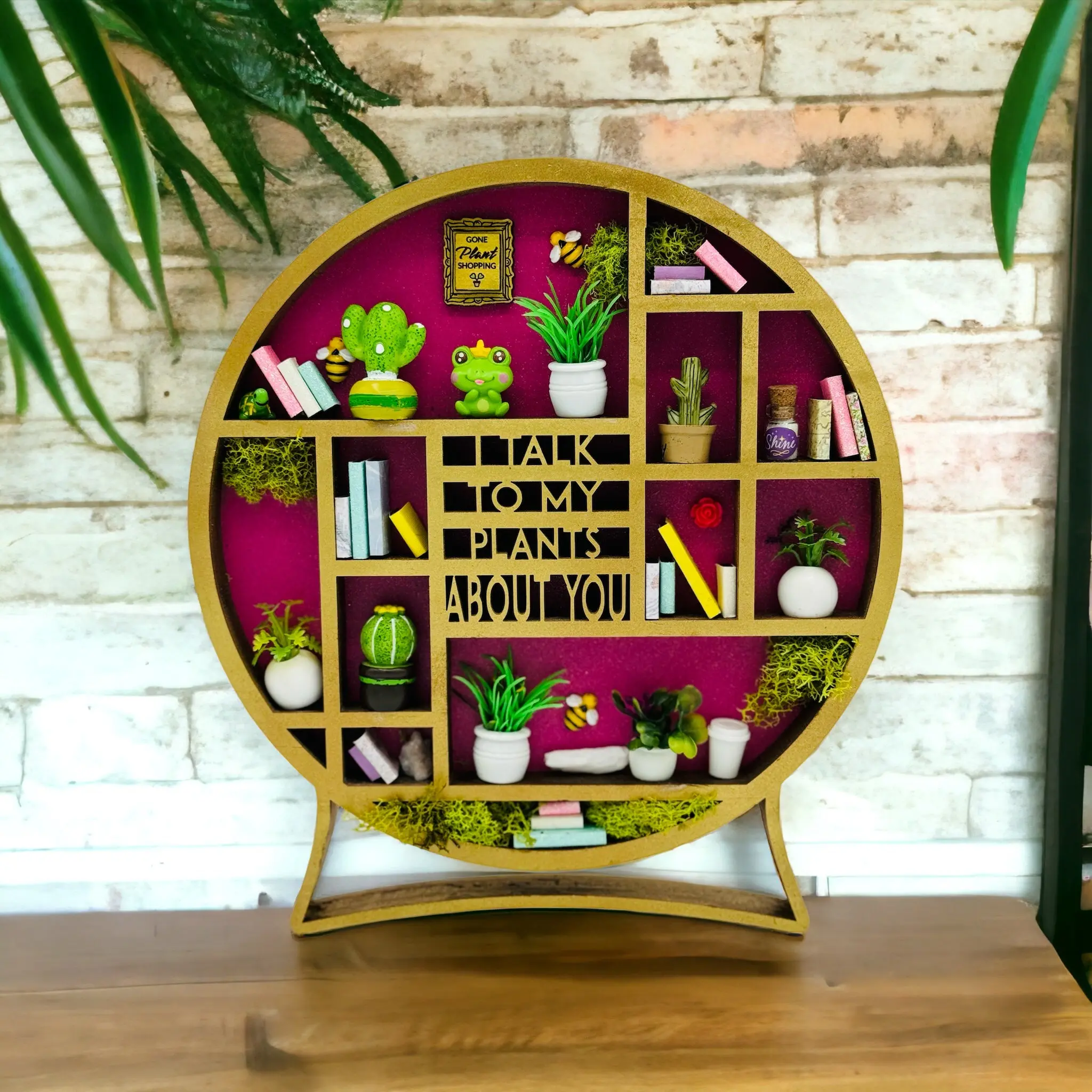 Mini Plant Stand Bookshelf DIY Kit
