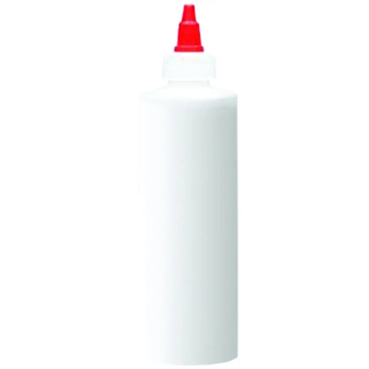 Empty Plastic Bottle With Cap No Label & label 8 oz