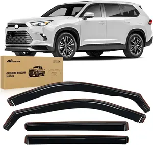 Nilight in Channel Window Deflectors for Toyota Highlander 2020 2021 2022 2023 2024 2025 Vent Window Visors, Rain Guards-4PCS Car Accessories Cover Vehicle Truck  dealsforyoudays