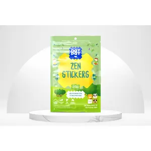 NATPAT ZenPatch Mood Calming Stickers – Natural, Chemical-Free Mood Support for Kids & Adults | Relaxation, Calm & Emotion Regulation | Multicolor Gentle Pack