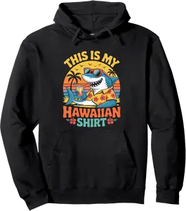 This Is My Hawaiian Shirt Hawaii Tropical Luau Costume Party Pullover Hoodie - Nicolelebro Shop 95B0FJFQ3RSX