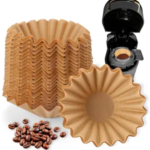 150 count Disposable Coffee Filters for  PB051/PB041 Makers,  Replacement Paper Filter for  Pod & Grounds Specialty Single-Serve, Enhance Flavor & Reduce Bitterness