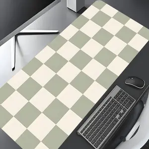 Checkerboard Pattern Desk Pad, Rectangle Gaming Mouse Pad, Non-slip Rubber Pad, Multi-size Mousepad Suitable for Laptop, Desktop Computer Games, Work, Family, Desk Accessories