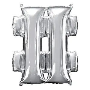 Silver Star Metallic Foil Balloon