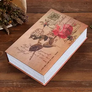 Hidden Bookcase Storage Box, Key Lock, Desk & Drawer Organizer, Piggy Bank for Money, Jewelry, Confidental Items, Vault Safe Box