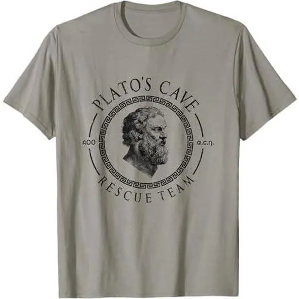 Platos Cave Rescue Team Ancient Greek Plato Philosophy T-Shirt