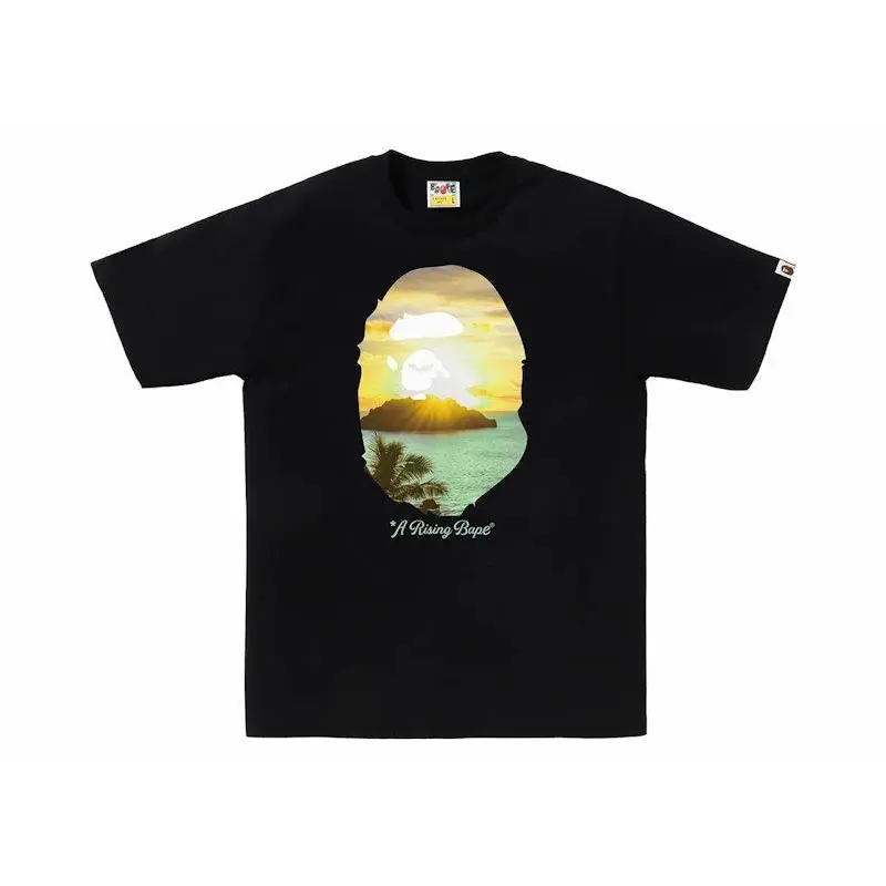 BAPE A Rising Bape Photo Tee Black (men) by StockX BAPE A Rising Bape Photo Tee Black (men) by StockX