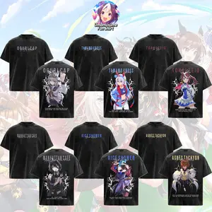 [Uma Musume Fan Shirt] Collection Derby Darkside Umamusume Vintage Comfort Colors Oversized T-shirt Anime Graphic Hot Premium Tee for fans Y2K Cotton Short-sleeve soft Casual T-Shirt Heavyweight Crewneck Menswear Streetwear Clothes