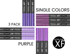 PRO COLOR SERIES - PURPLE - EXTRA-FINE: 3-Pack, Your Choice of Any 1 Color