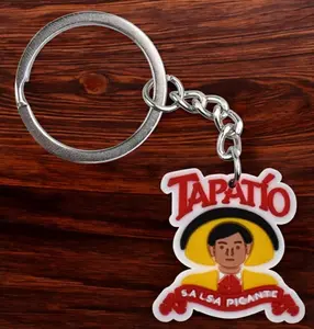 Mexican Hot Sauce Keychain- Mexican Shoe Charm - Fashionable Shoe Decoration for Clogs - Birthday Gift - Keychain