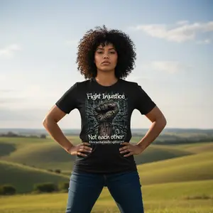 Fight Injustice, Not Each Other. Comfort Color T-Shirt for everyday use,