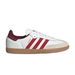 adidas Samba OG 'White Scarlet Shadow Red'