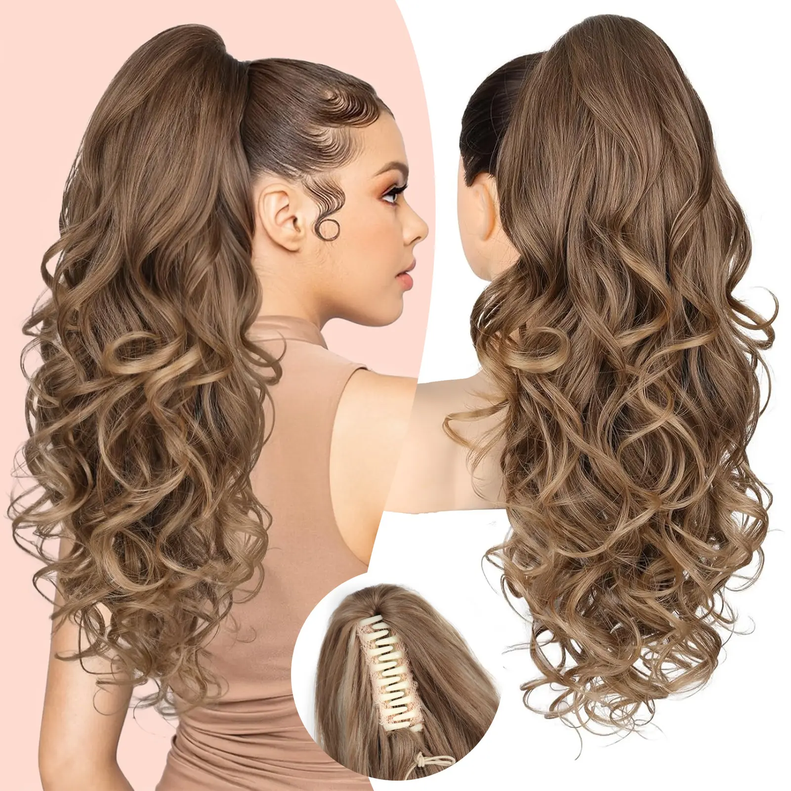 Dark Ash Blonde with Golden Ends