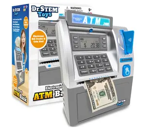 Dr. STEM: Electronic ATM Bank - Real Money Savings Piggy Bank Dr. STEM: Electronic ATM Bank - Real Money Savings Piggy Bank