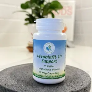IFastFit Digestive Probiotic 10 Strains 25 Billion with 50 Veg Capsules for Healthcare and Edible Use Supplement