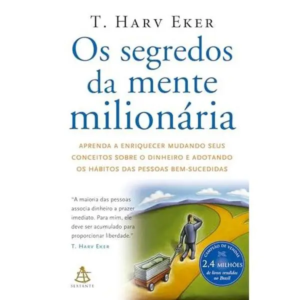 USED Book - Segredos da Mente Milionaria - Secrets of the Millionaire Mind: Mastering the Inner Game of Wealth (Em Portugues do Brasil) by T. Harv Eker (Paperback) - portuguese