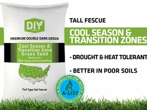 DIY Premium Double Dark Green Turf Type Tall Fescue (TTTF)