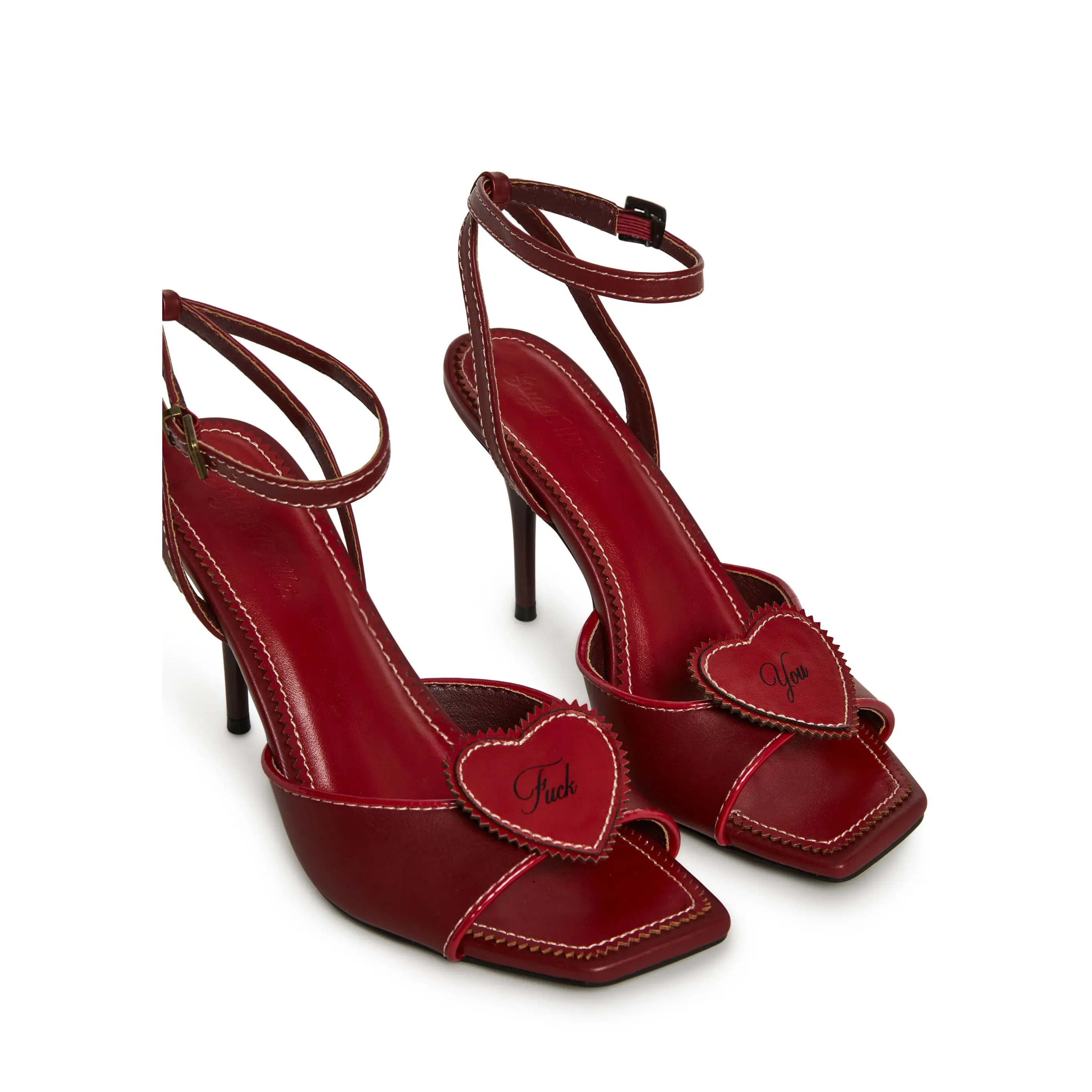HD Vibe Strap Sandals - Dark Red