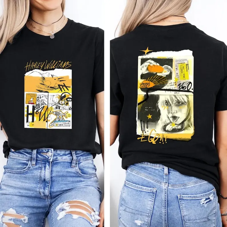 Hayley William Glum T-Shirt Sweatshirt Hoodie – Vintage Graphic Tee, Pop Star Fan Shirt, Gift for Music Love