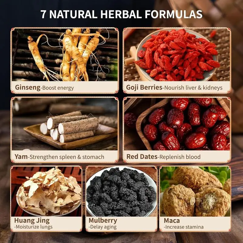 Kidney Tea Formula Ginseng Five Treasure Tea Combination Scented Tea Eight Treasure Tea Red Date Wolfberry Tea Men's Tea Health Tea Mulberry Herbal Formula Health Tea 30bags Organic Kidney Tea Formula Ginseng Five Treasure Tea Combination Scented Tea Eight Treasure Tea Red Date Wolfberry Tea Men's Tea Health Tea Mulberry Herbal Formula Health Tea 30bags Organic