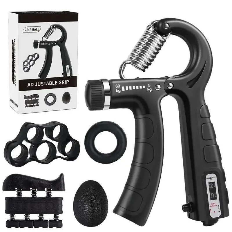 5-Pack Grip Strength Trainer Kit | Adjustable Hand Gripper | Finger & Forearm Power Boost for Climbers | TikTok Outdoor Sports Must-Have