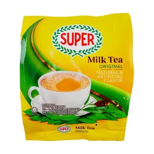 SUPER Singapore 3-in-1 Instant Original Milk Tea Powder, 25 Sachets x 18g - Authentic Asian Beverage, Rich & Creamy Flavor