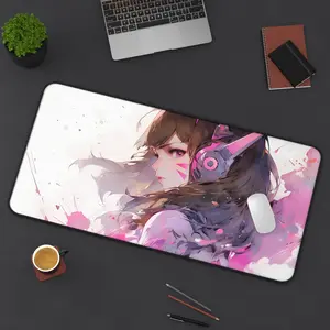 Overwatch Anime Kawaii Inspired Fanmade Desk Mat – Extra Large Gaming Mouse Pad, Gaming Accessories, Desk Decor Setup, Gaming Room Supplies