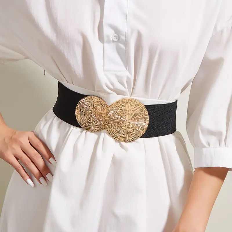 Elegant Elastic Waist Belt for Women, Adjustable Non-Sensitive Material, Perfect Fit Accessory for Daily Wear & Special Occasions, Trendy Belt, Adjustable Belts