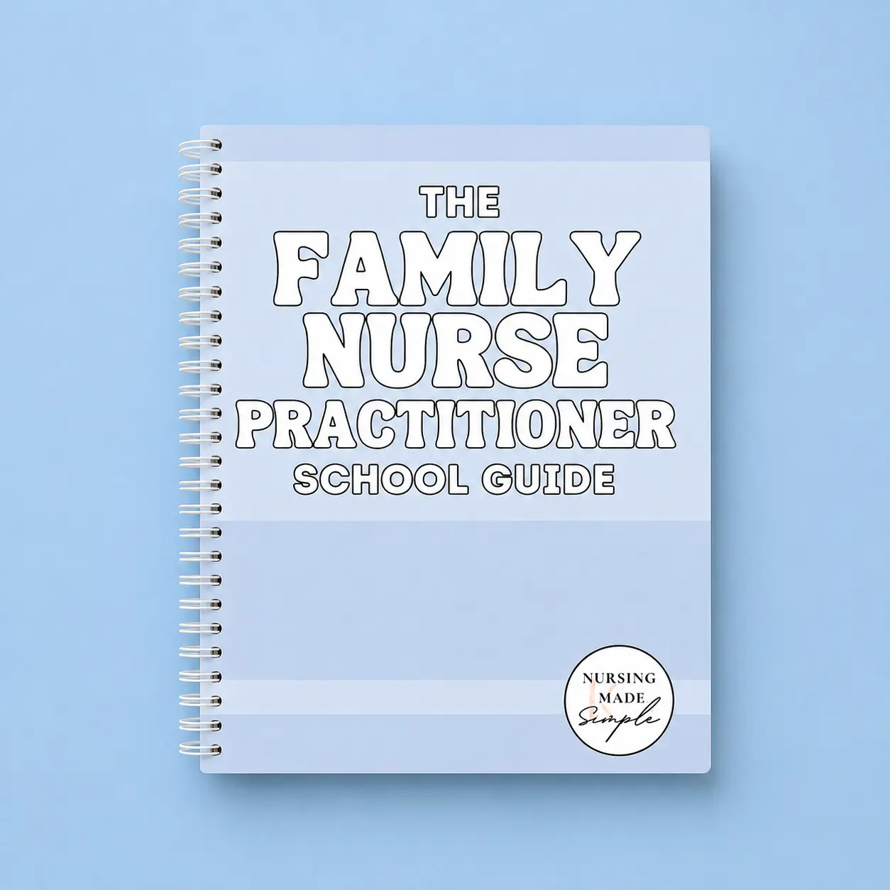 Family Nurse Practitioner Study Guide Notebook – Spiral Bound Nursing Reference Workbook for NP Students & Clinical Exam Preparation