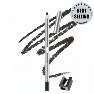 Waterproof Gel Eyeliner Pencil with Ultra Smooth Creamy Glide, Smudge Proof and Transfer Resistant Formula for Inner & Outer Lash Line Definition, Precision Winged Eye Makeup and Natural to Bold Everyday Beauty Looks.