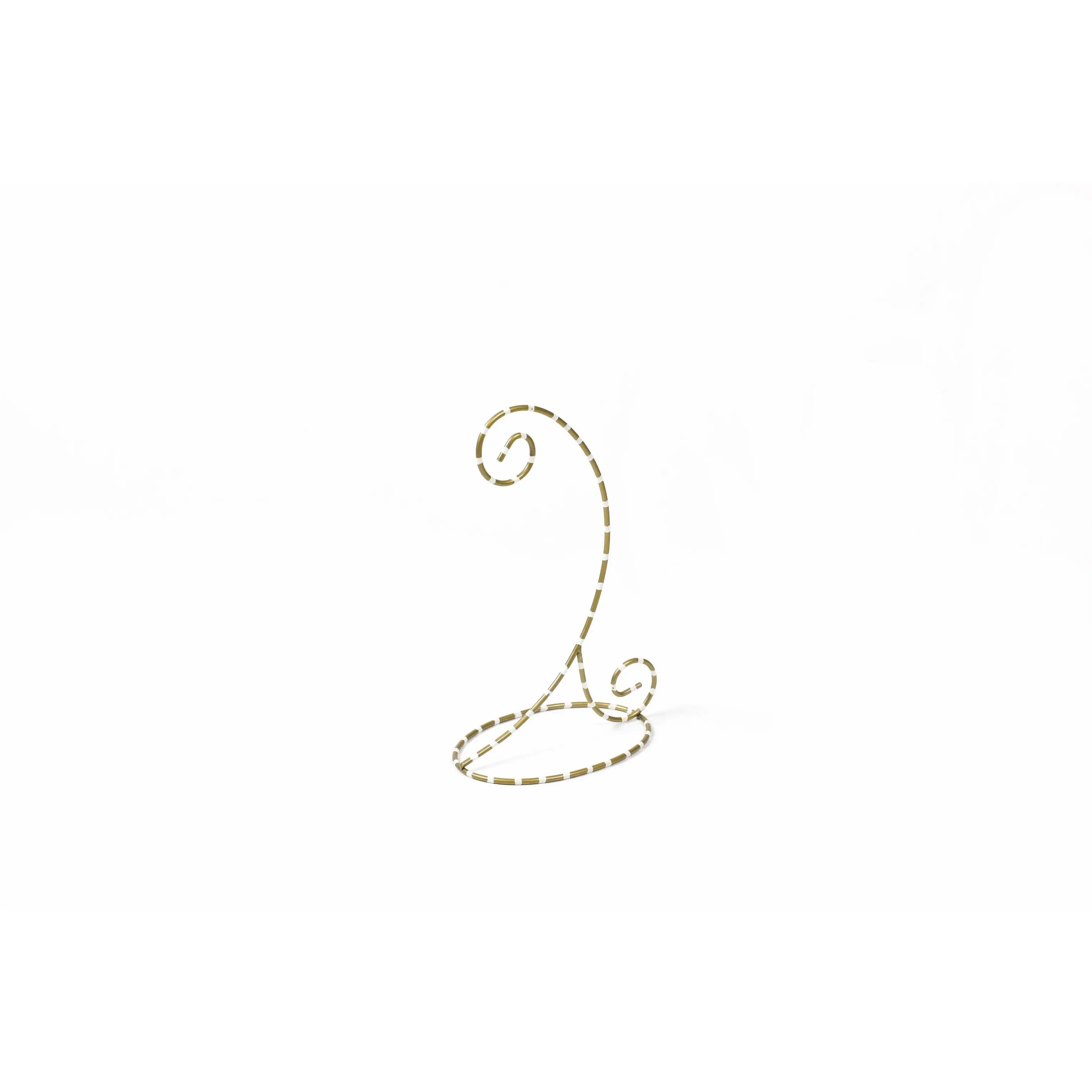 Ornament Stand Gold and White