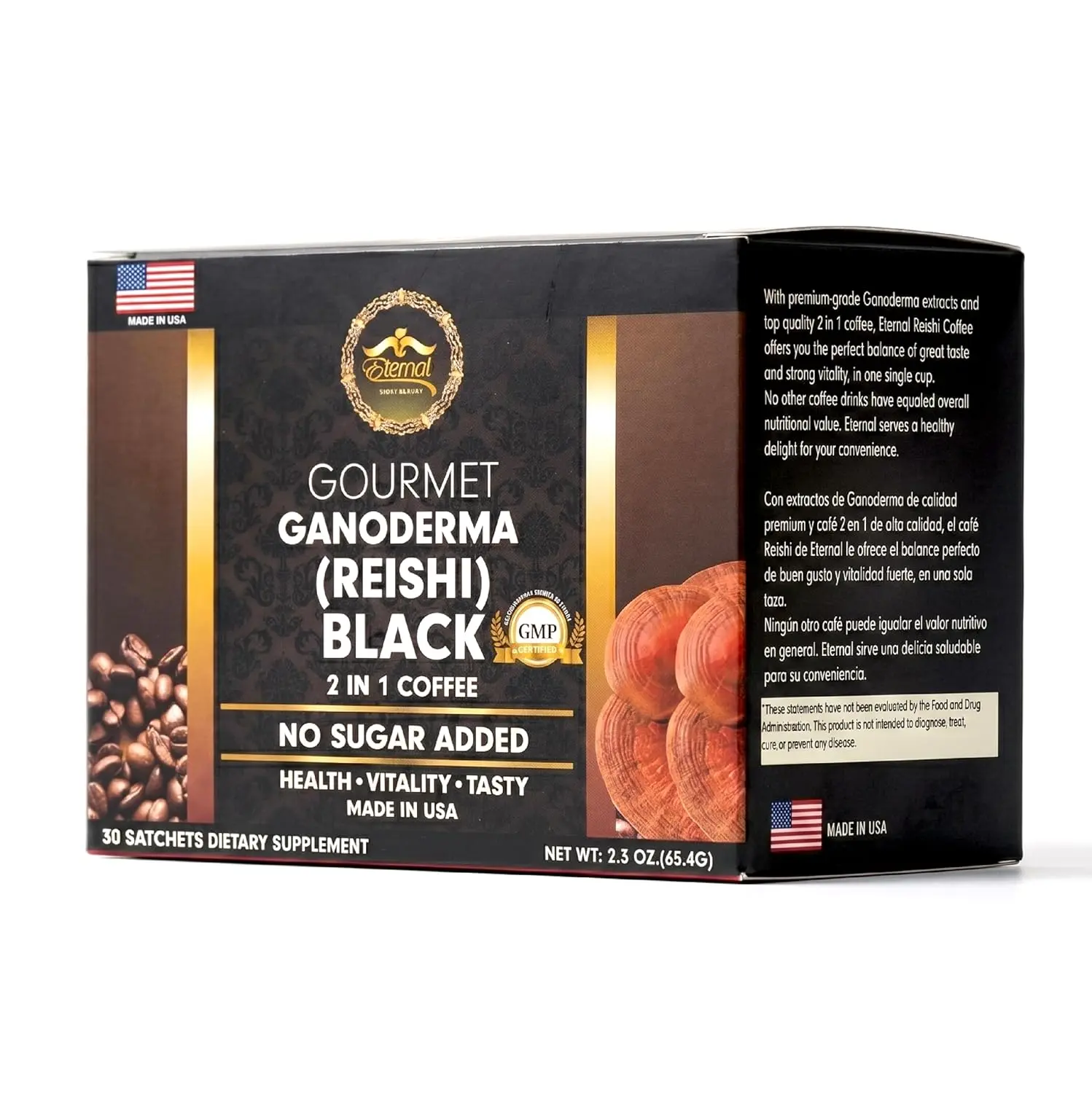 Asian Black Coffee Singles, 30 Packets (0.07 oz) – Instant Black Coffee, Bold Roast Flavor, Travel-Friendly Single Serve Sachets Beverage
