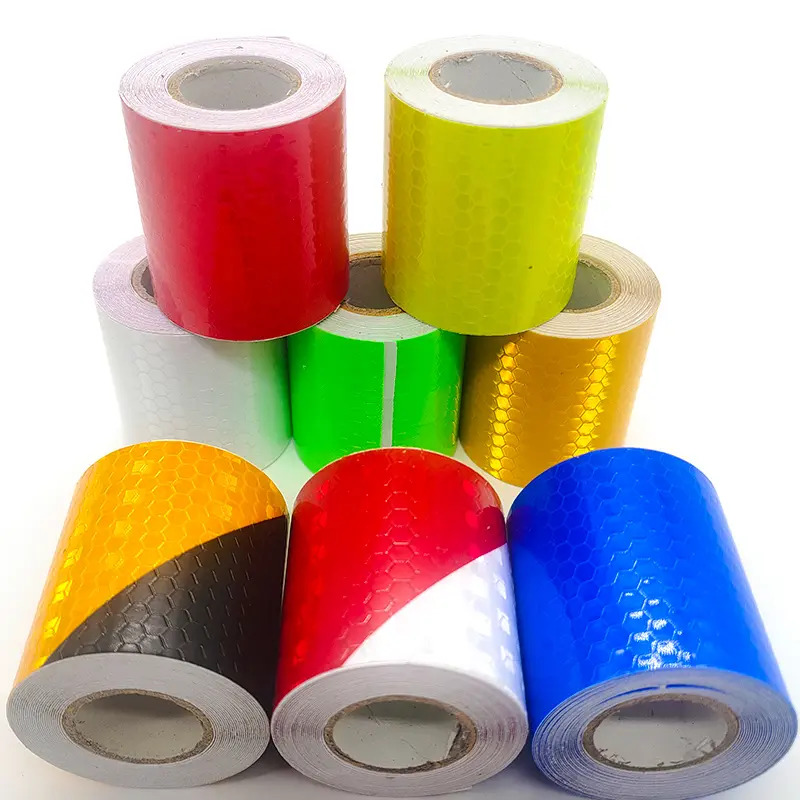 2 Rolls High Visibility Reflective Safety Adhesive Tape - Waterproof, Self-Adhesive Automotive Reflective Accessories, Boosts Night Visibility, Ease of Use (5x300cm Per Roll) Car Exterior Sticker Decal
