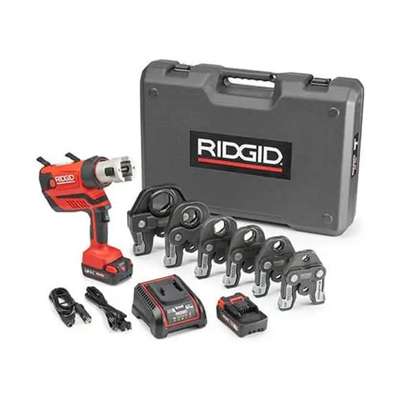 Ridgid R67053 18V Lithium-Ion RP 340-B Cordless Press Tool Kit, Includes ProPress Jaws