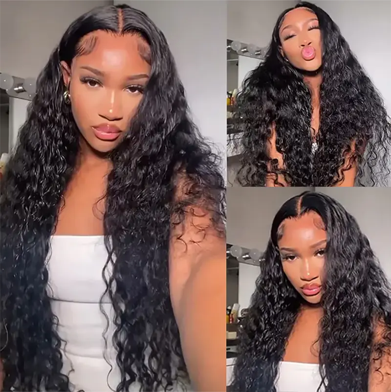 [Live Only] Wiggins Hair Glueless Loose Deep Wave Wig Side Part & Middle Part 6*8 Lace Closure Wigs Human Hair With Adjustable Drawstring Ready To Go And 7*4 Wig Pre Plucked 13x4 Lace Front Wigs #weeklydeals #DealsForYouDays