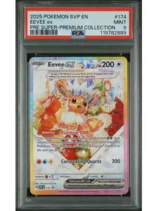 Psa 9 Eevee ex Pokemon Prismatic Evolution SPC Promo (S&V) #174 English Qty 1 Graded MINT