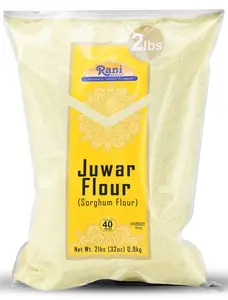 Rani Juwar (Sorghum) Flour 32oz (2lbs) 908g ~ All Natural | Salt-Free | Vegan | No Colors | Gluten Friendly | NON-GMO | Kosher | Indian Origin