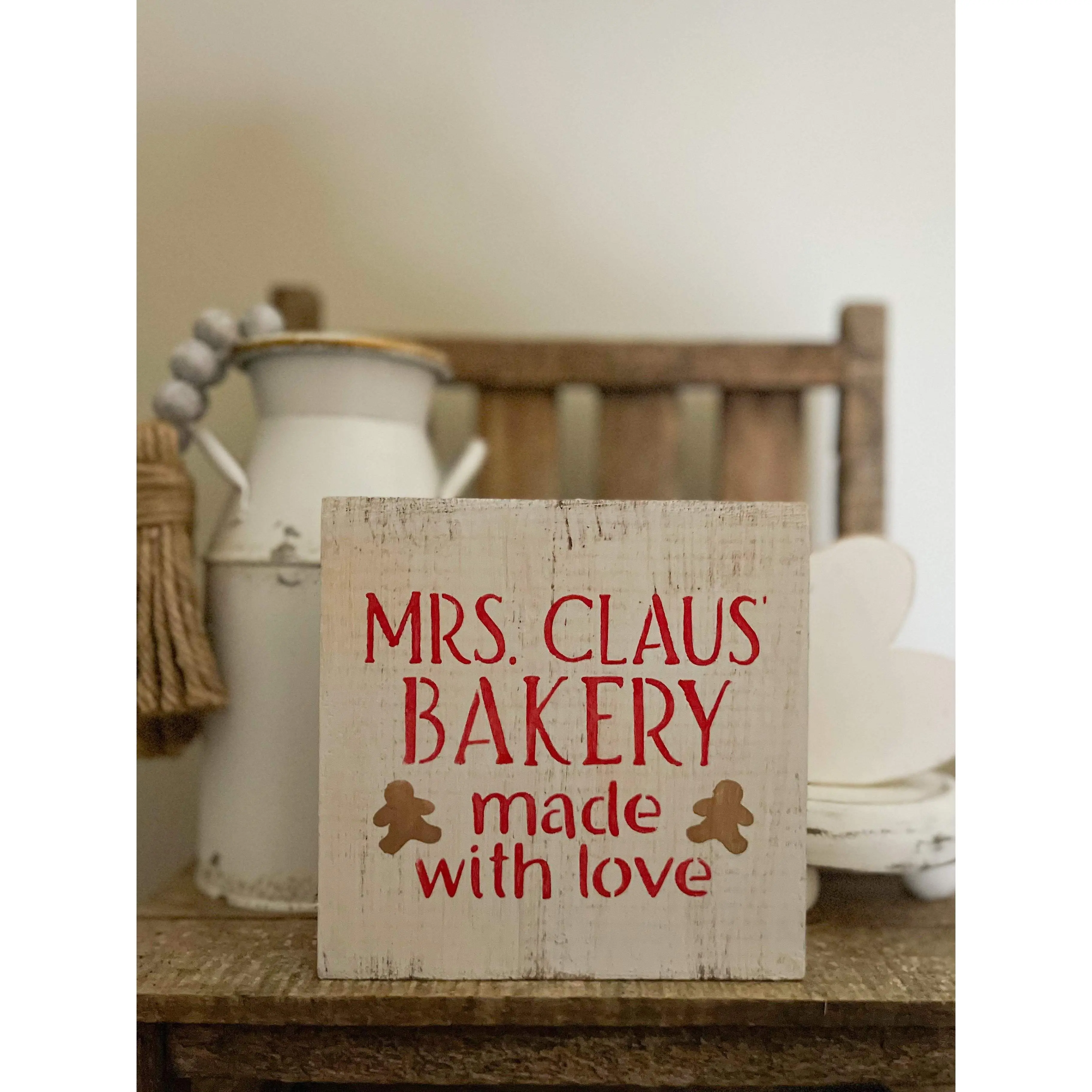 Mrs. Claus Bakery Sign
