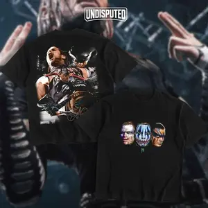 UNDISPUTED Jeff Hardy The Charismatic Enigma Heavy Cotton Shirt WWE Shirt TNA Hardy Boyz Tshirt Hoodie Zip Up Hoodie Wrestling Fan Apparel Menswear Direct-to-garment Breathable Printing JZH
