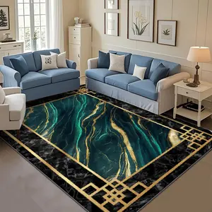 Velvet patterned printed carpet, suitable for multiple scenes, with multiple sizes available, soft and non-shedding, Modern Abstract Rug