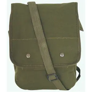212 MAIN Cotton Functional Backpack with Adjustable Strap, Front Pocket, Snap Flap, and Fox Outdoor Map Case